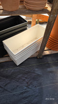 Planter RECTANGULAR WHITE