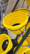 Yellow Plastic Pot 9"