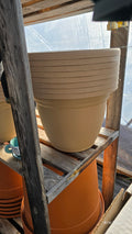 Planter ROUND BEIGE 12"