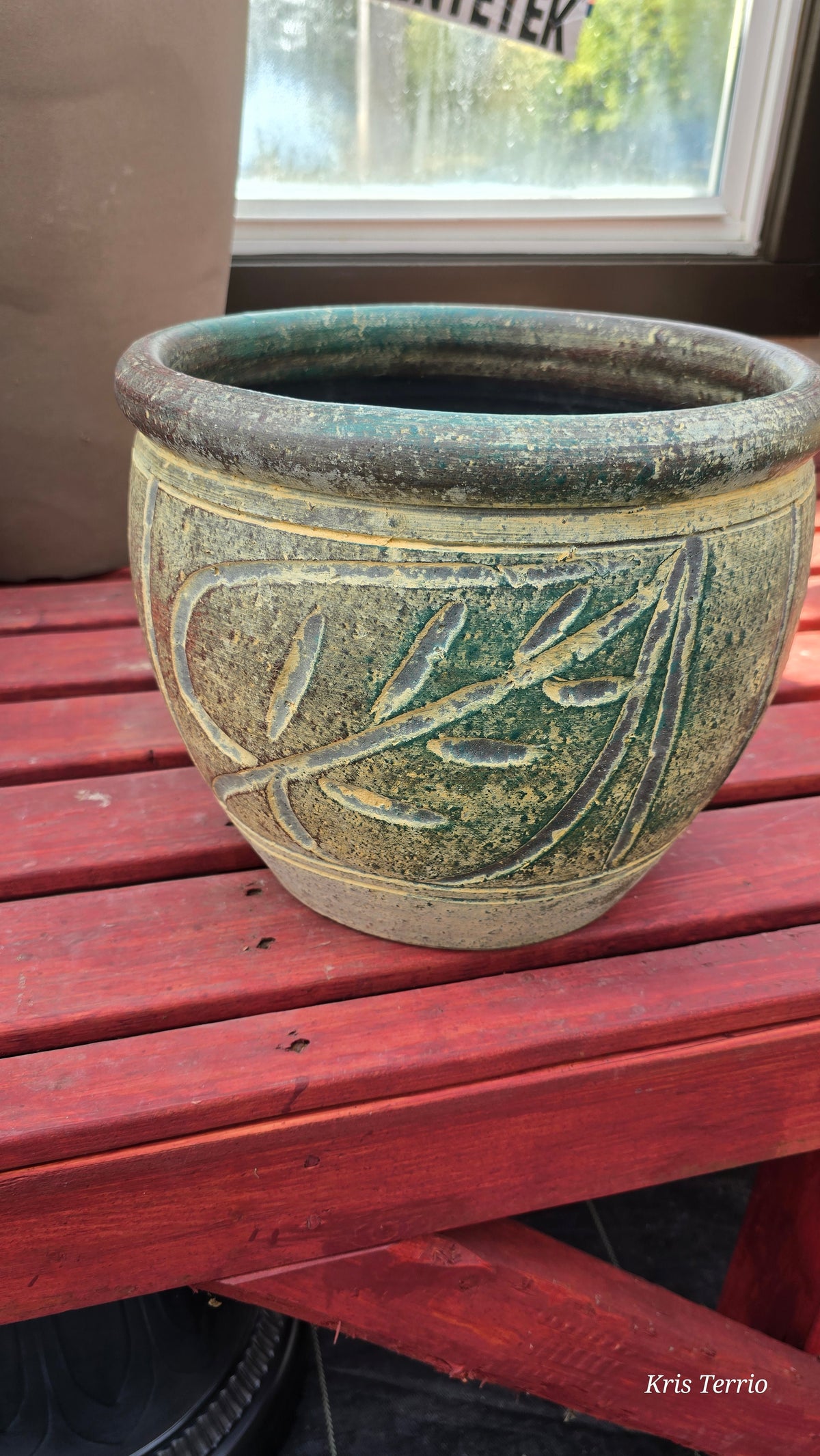 Planter CERAMIC LEAF