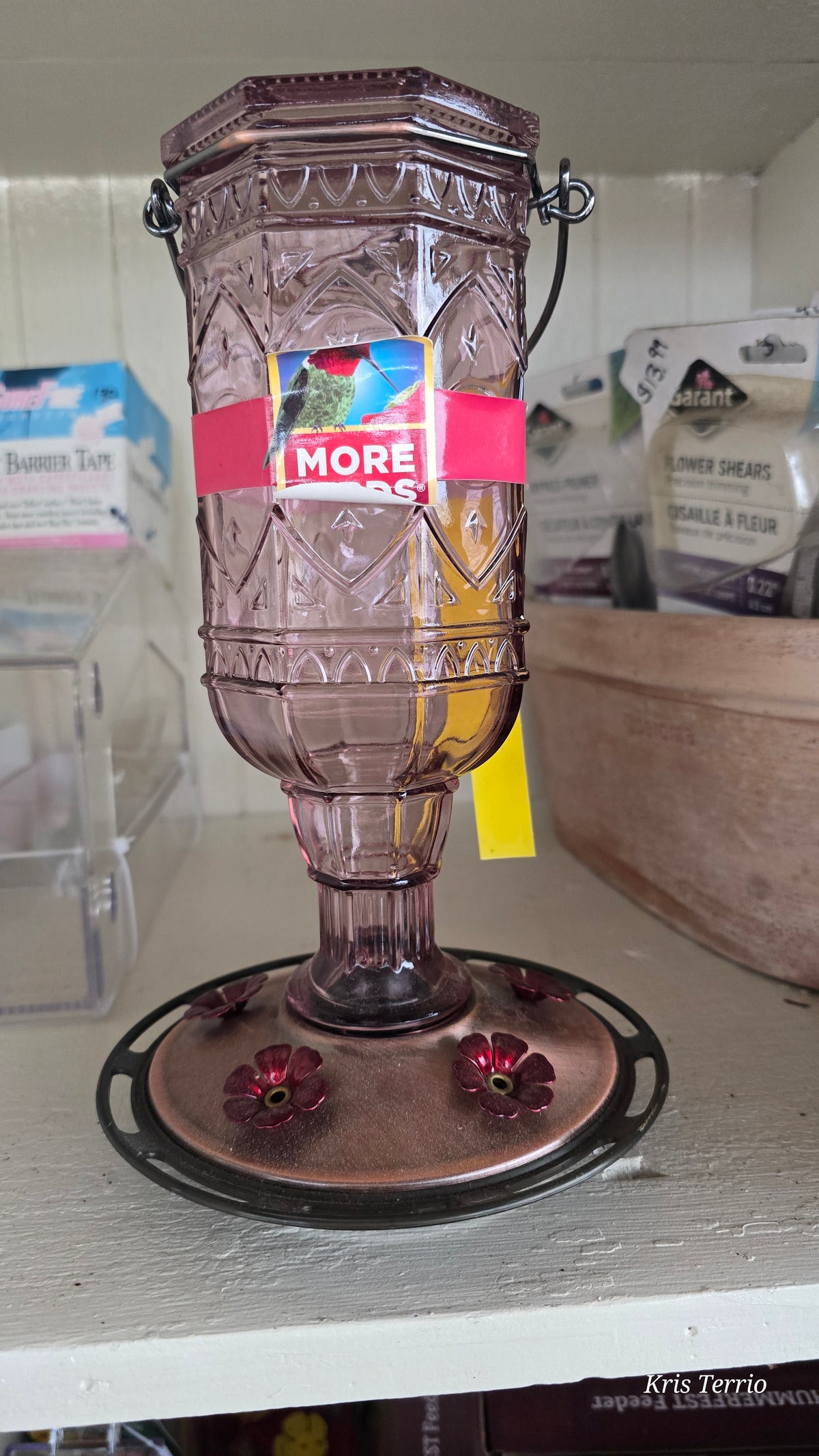 More Birds JEWEL AMETHYST HUMMINGBIRD FEEDER
