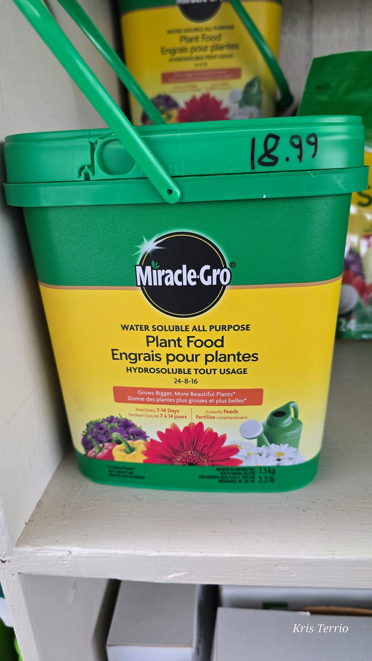 Miracle Grow ALL PURPOSE  Plant Food 24-8-16 1.5 kg 3.3 lb