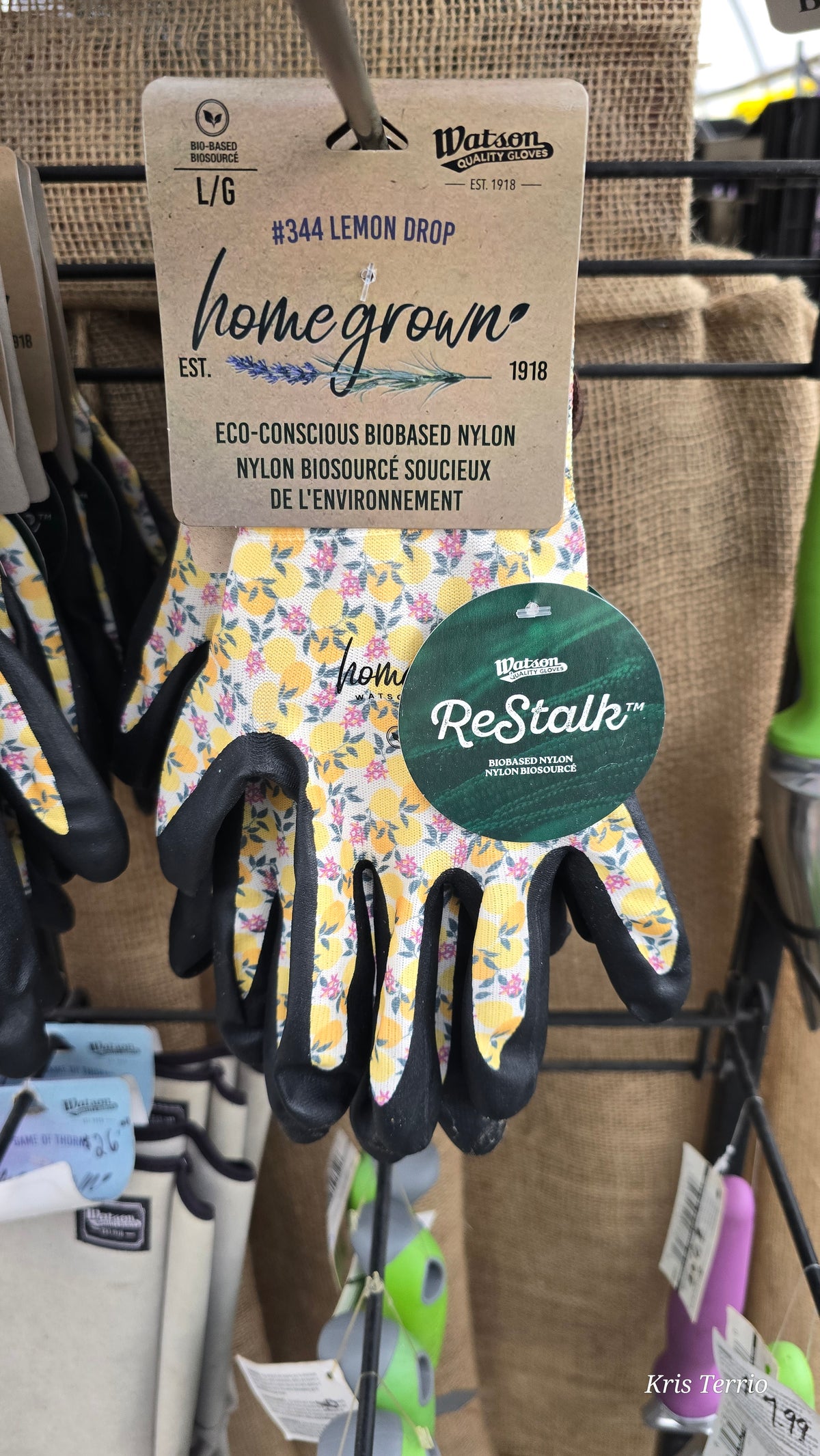 Homegrown Eco-Conscious Biobased Nylon Glove- Large