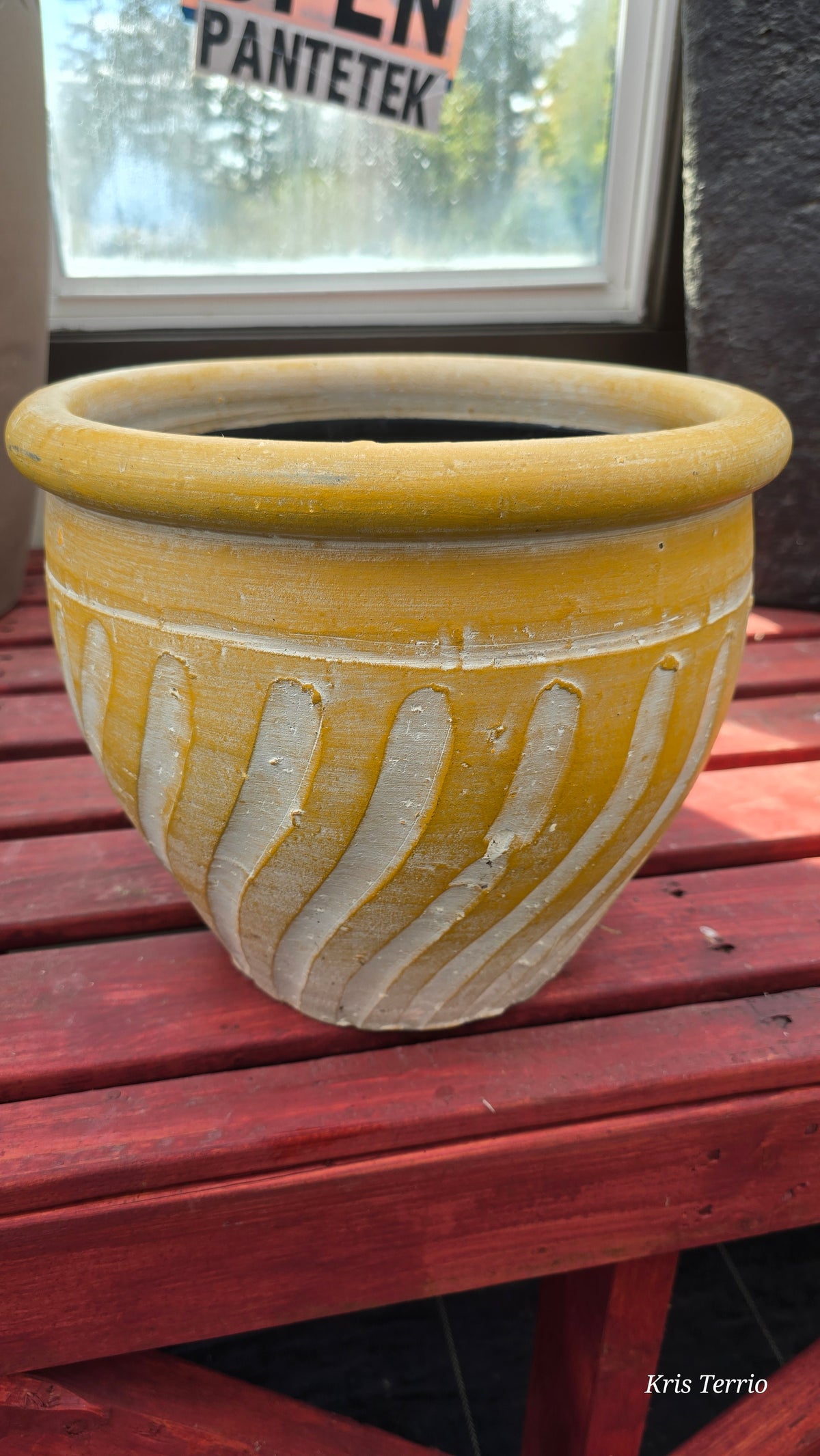 Planter CERAMIC Yellow