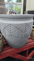 Japi PLANTER TRIBE CYLINDER  Burnt Cement